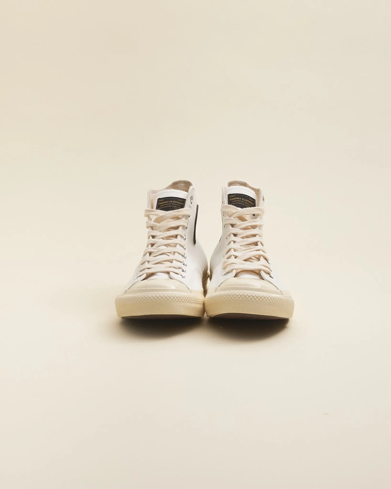 Trophy Clothing Hi-Top Mil Sneaker - White