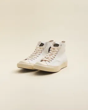 Trophy Clothing Hi-Top Mil Sneaker - White