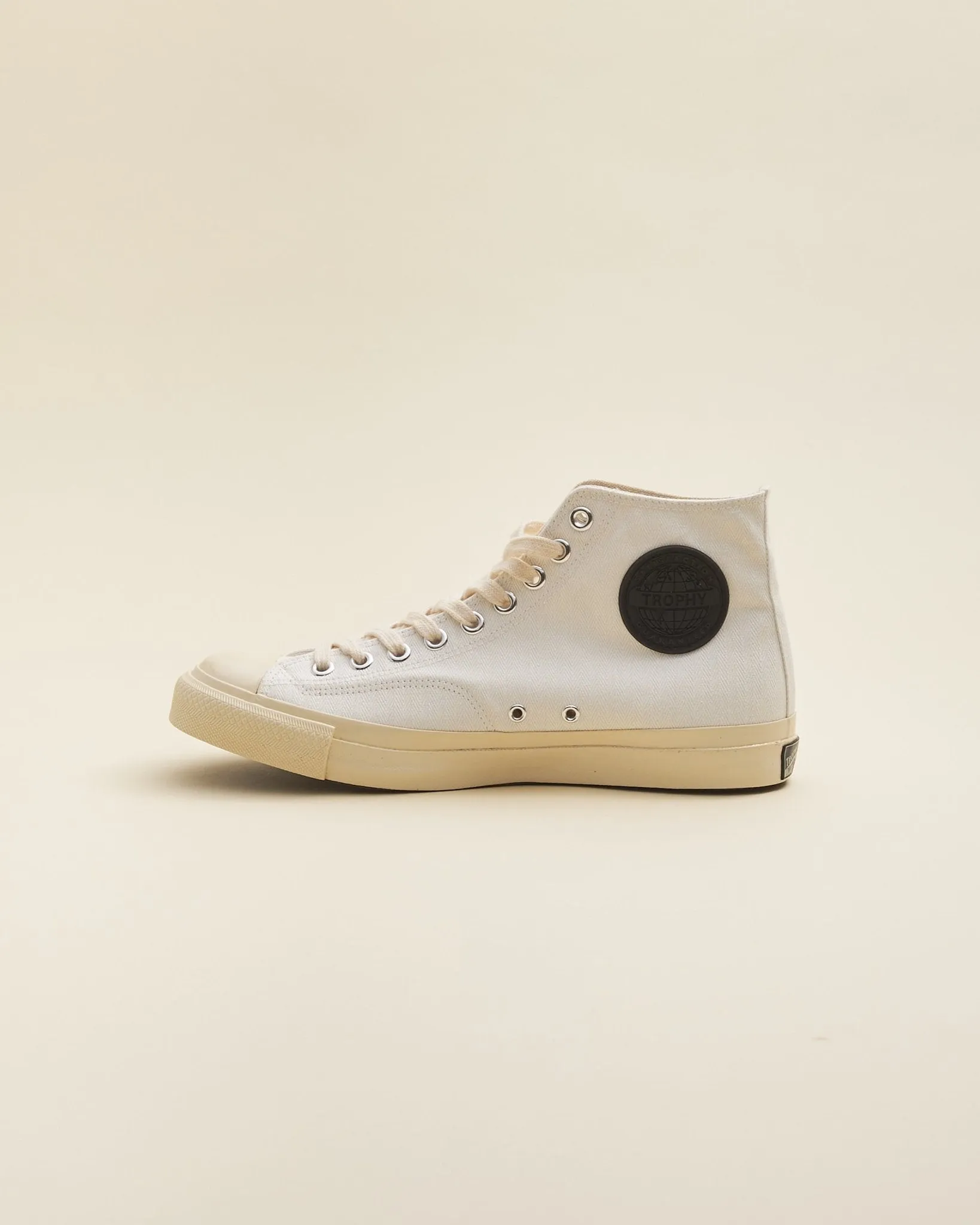 Trophy Clothing Hi-Top Mil Sneaker - White