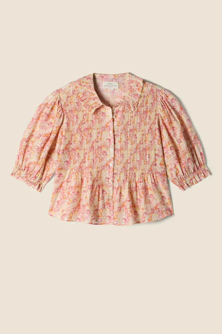 Trovata Jess Blouse, Pink Currant