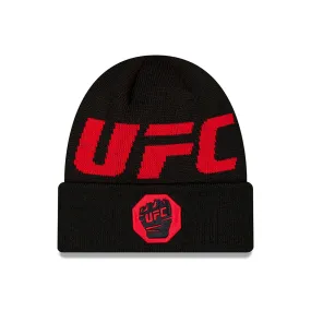 Ultimate Fighting UFC MMA Black Cuff Knit Beanie Hat