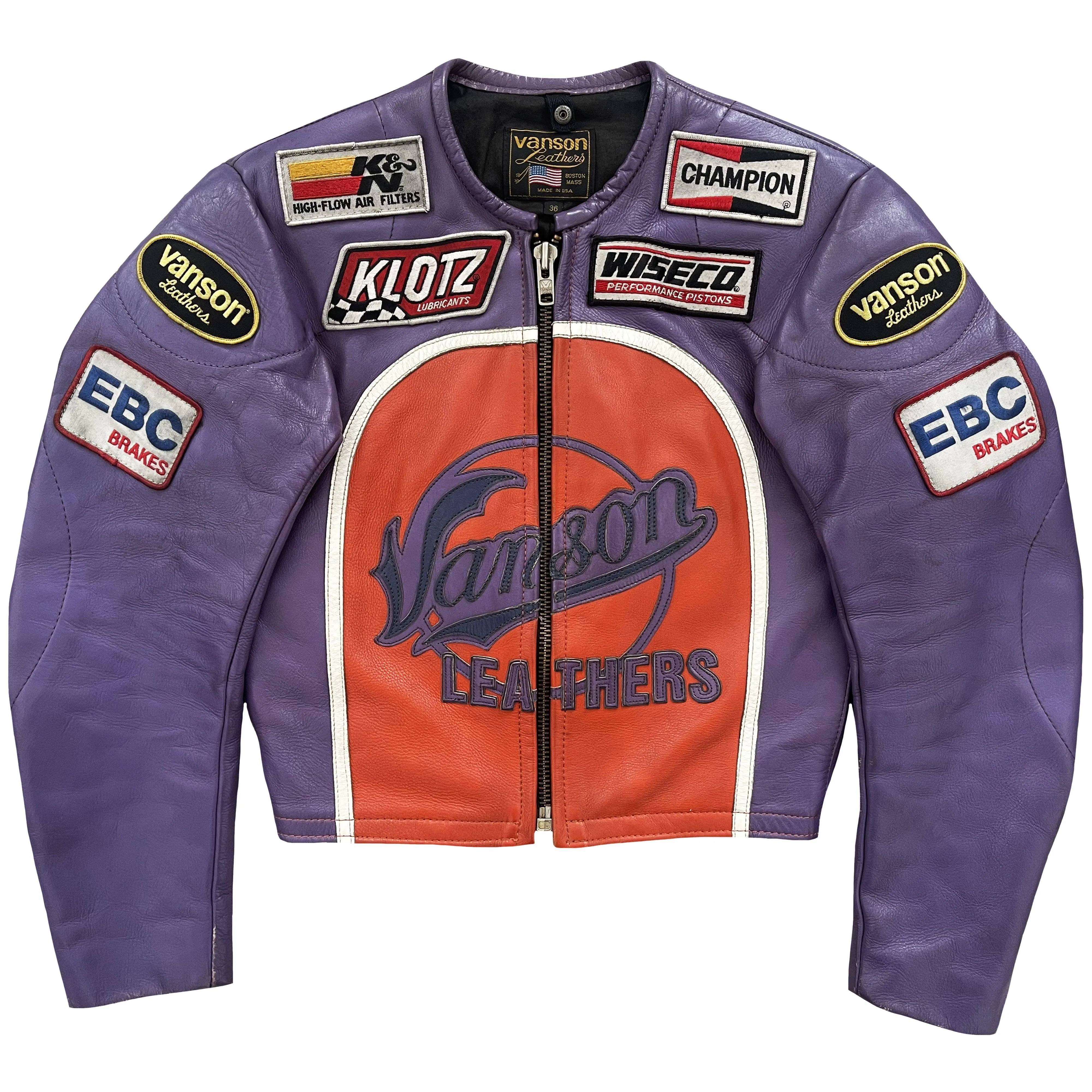 Vanson Leathers Motorcycle Racer Jacket