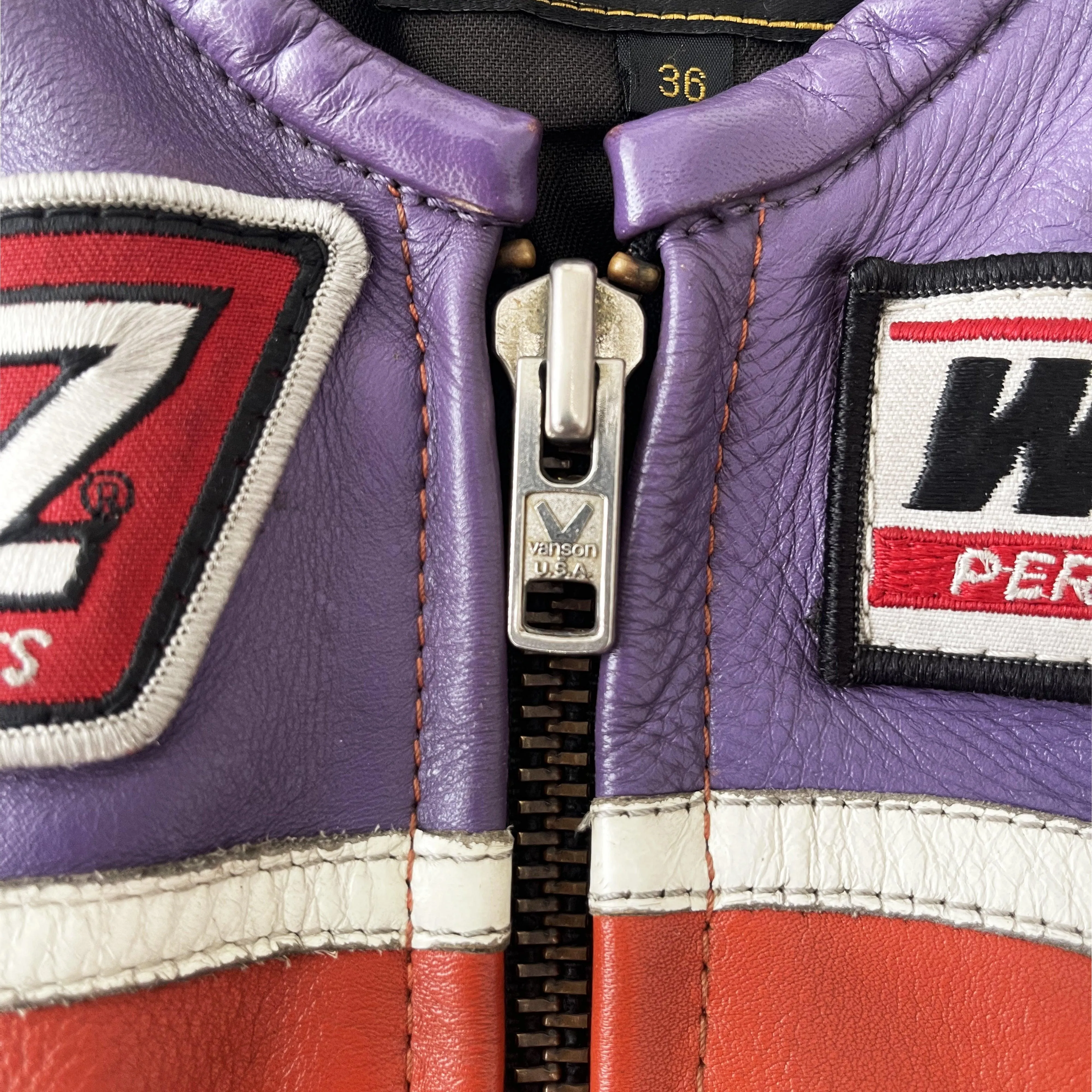 Vanson Leathers Motorcycle Racer Jacket