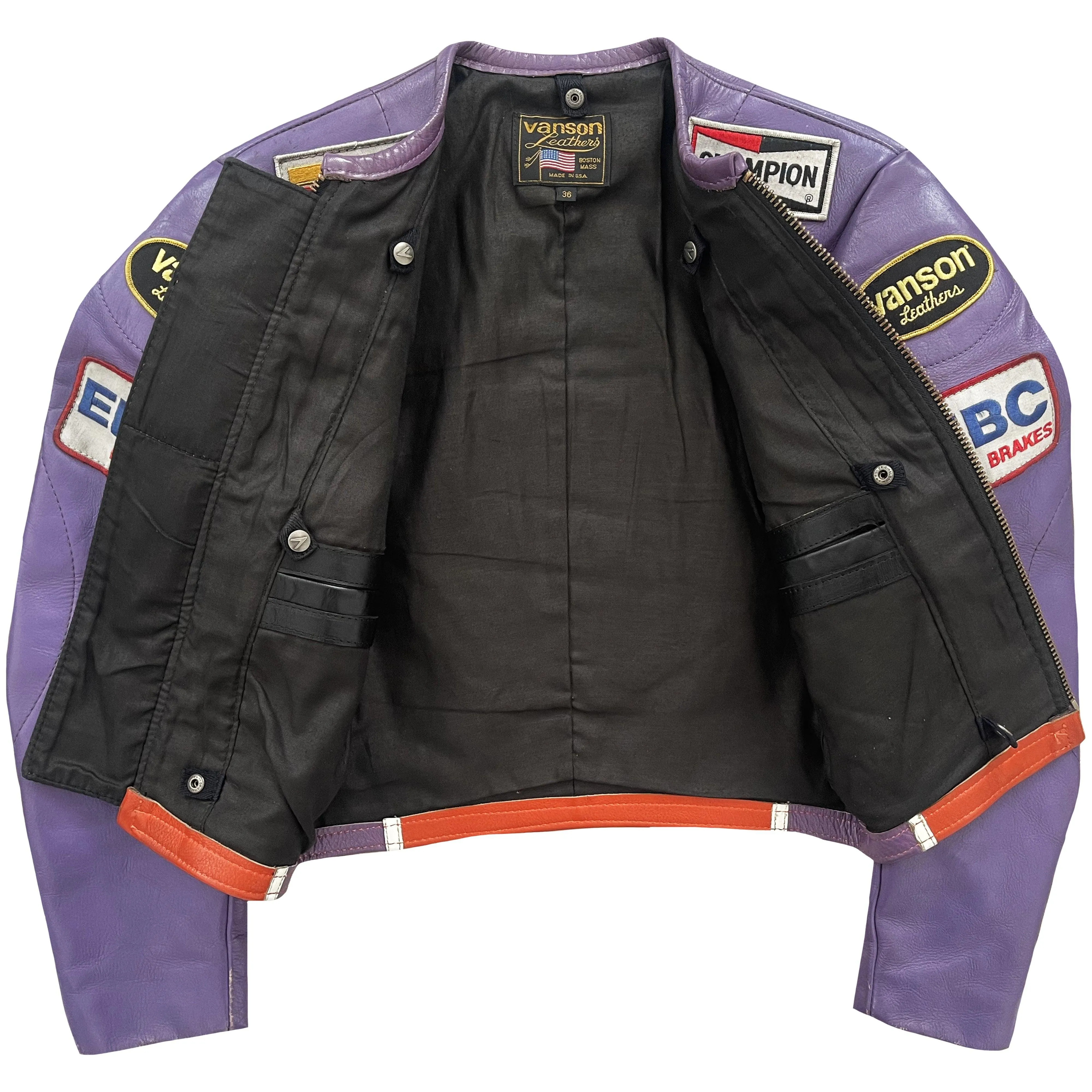 Vanson Leathers Motorcycle Racer Jacket