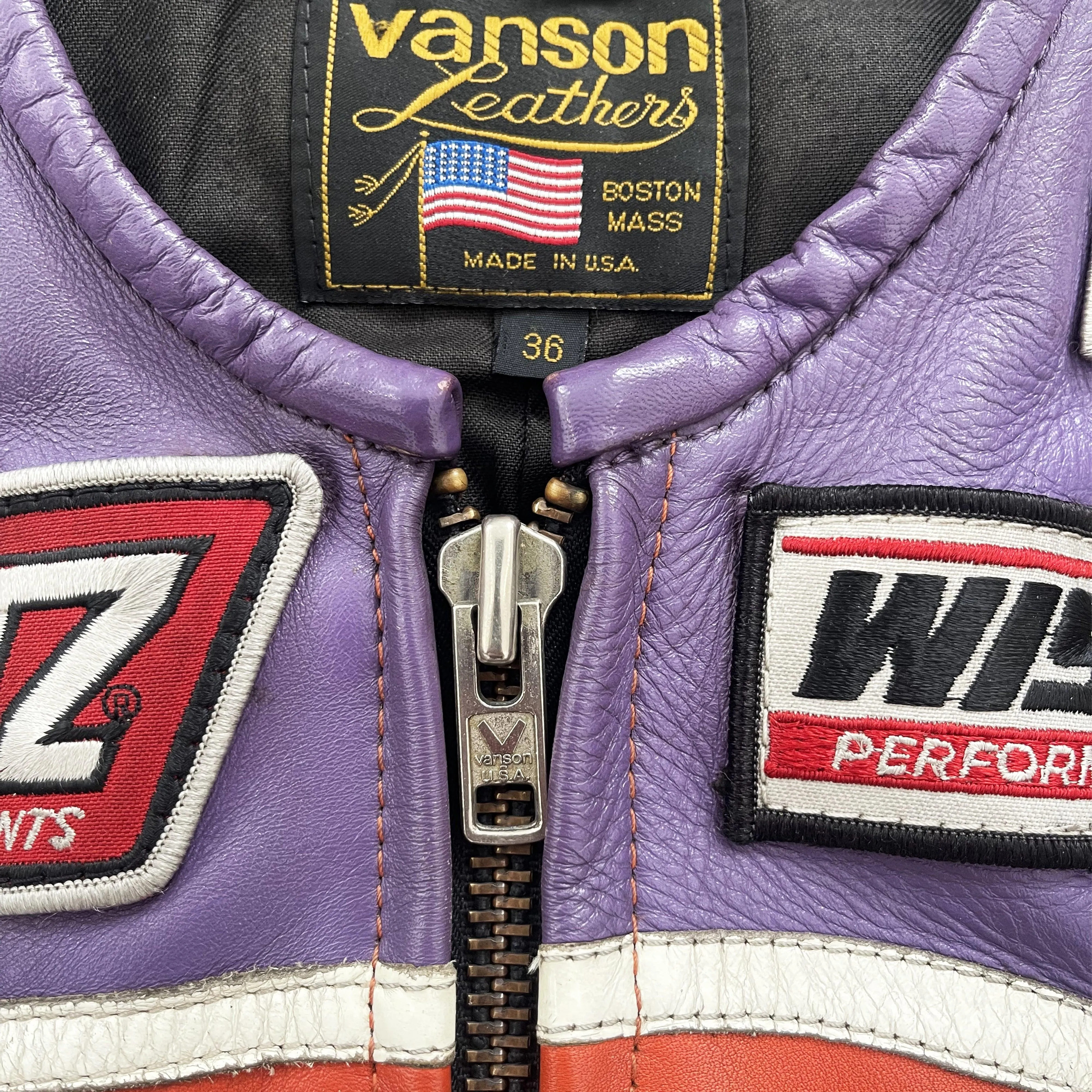 Vanson Leathers Motorcycle Racer Jacket