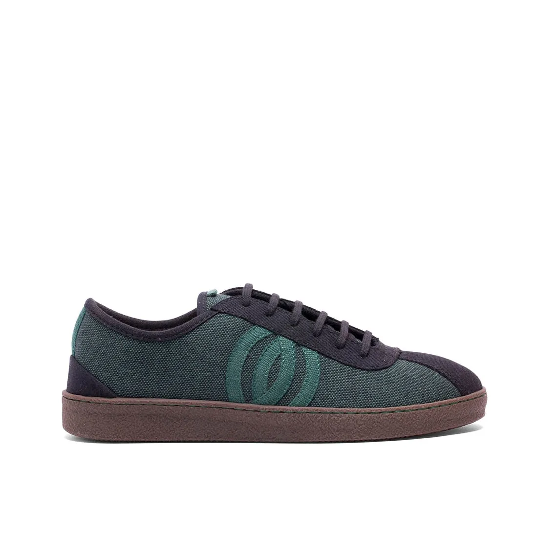 Vegan sneaker black green DIO003