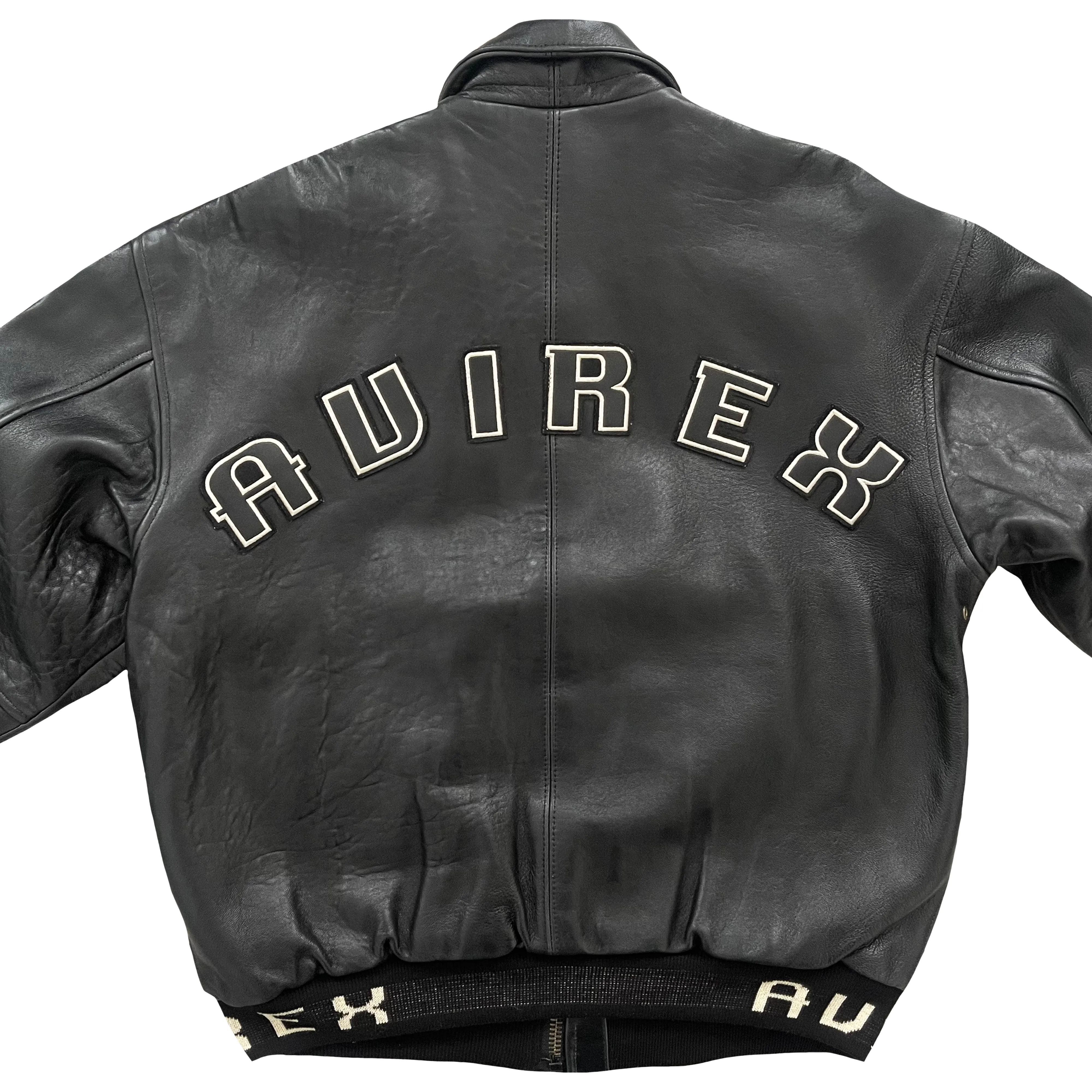 Vintage Avirex Leather Varsity Jacket