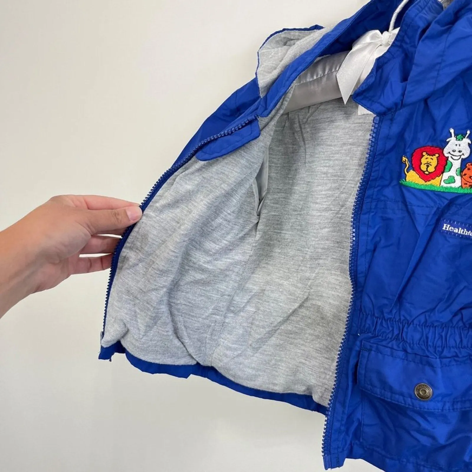 Vintage Healthtex Blue Zoo Jacket 18 Months