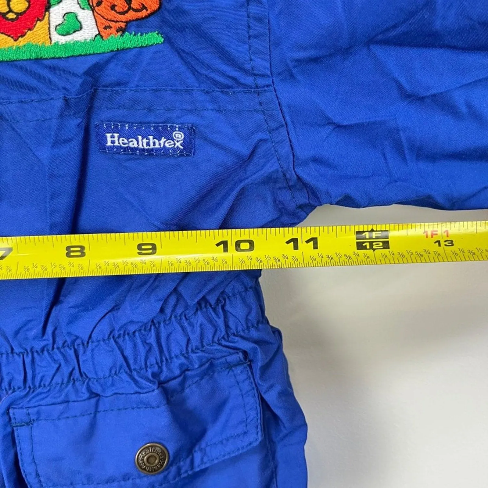 Vintage Healthtex Blue Zoo Jacket 18 Months