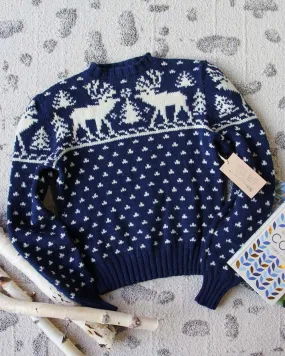 Vintage Sleepy Forest Sweater