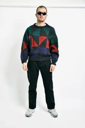 Vintage sweater men multi