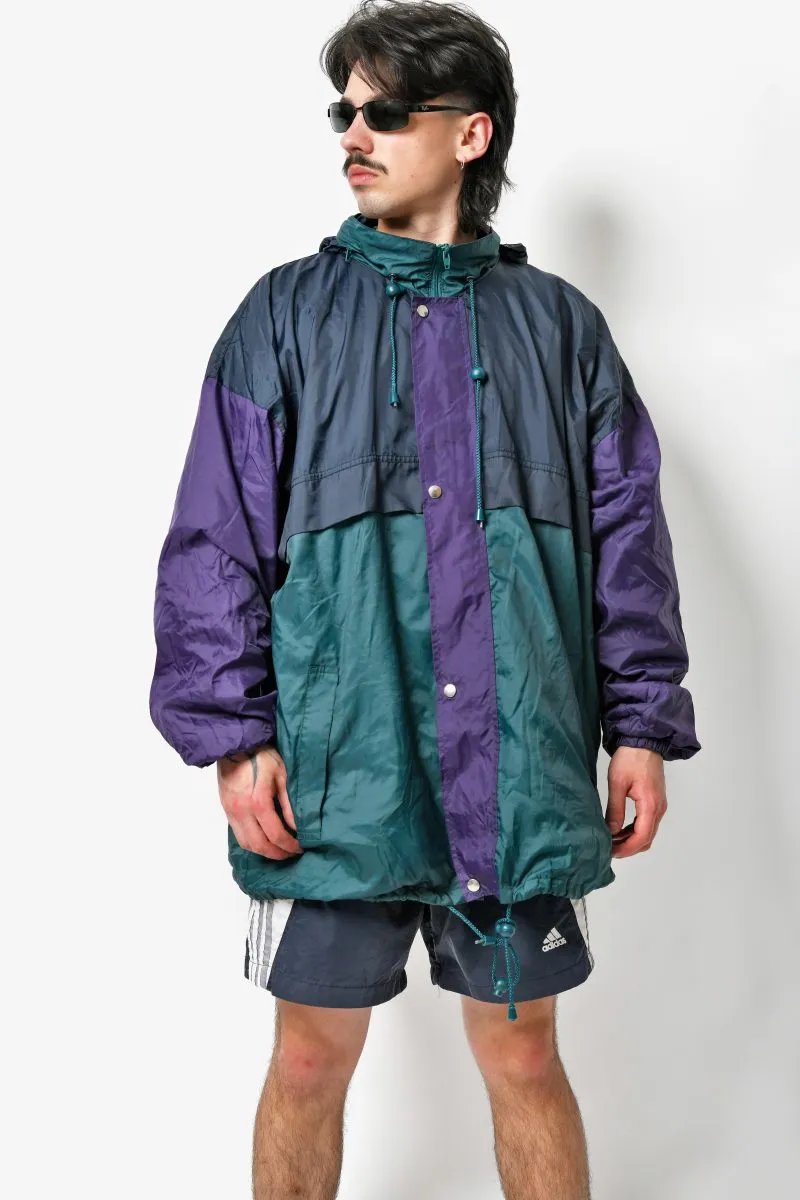 Vintage windbreaker jacket men