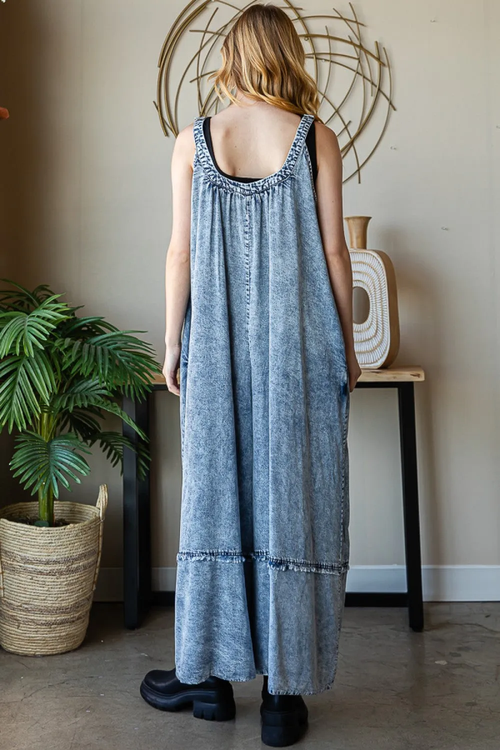 Washed Tencel Jumpsuit