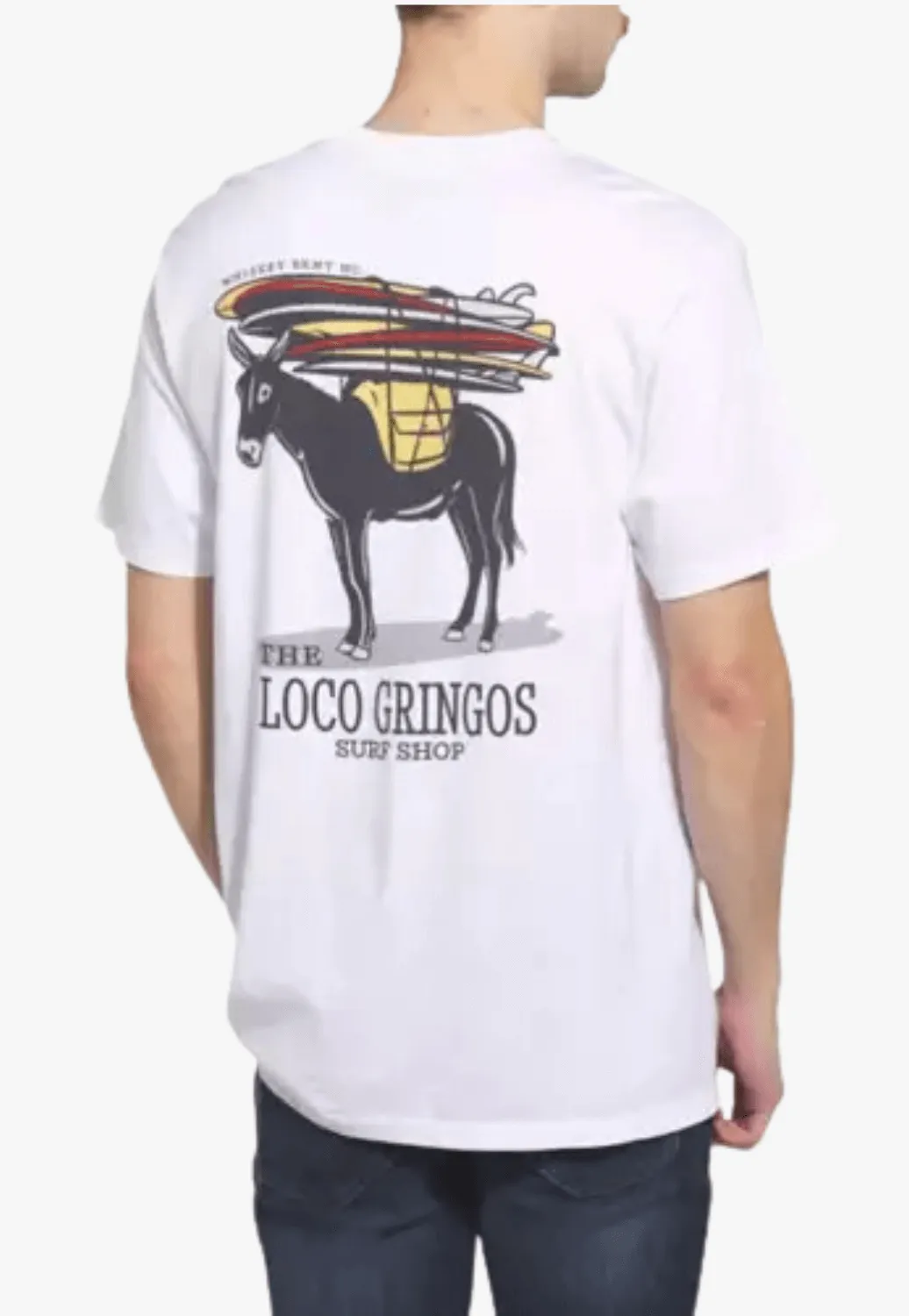 Whiskey Bent Hat Co Loco Surf Shop T-Shirt