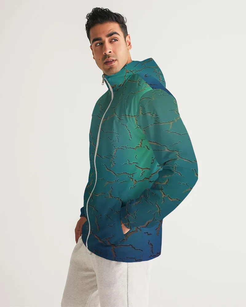 windbreaker jacket green Men's Windbreaker