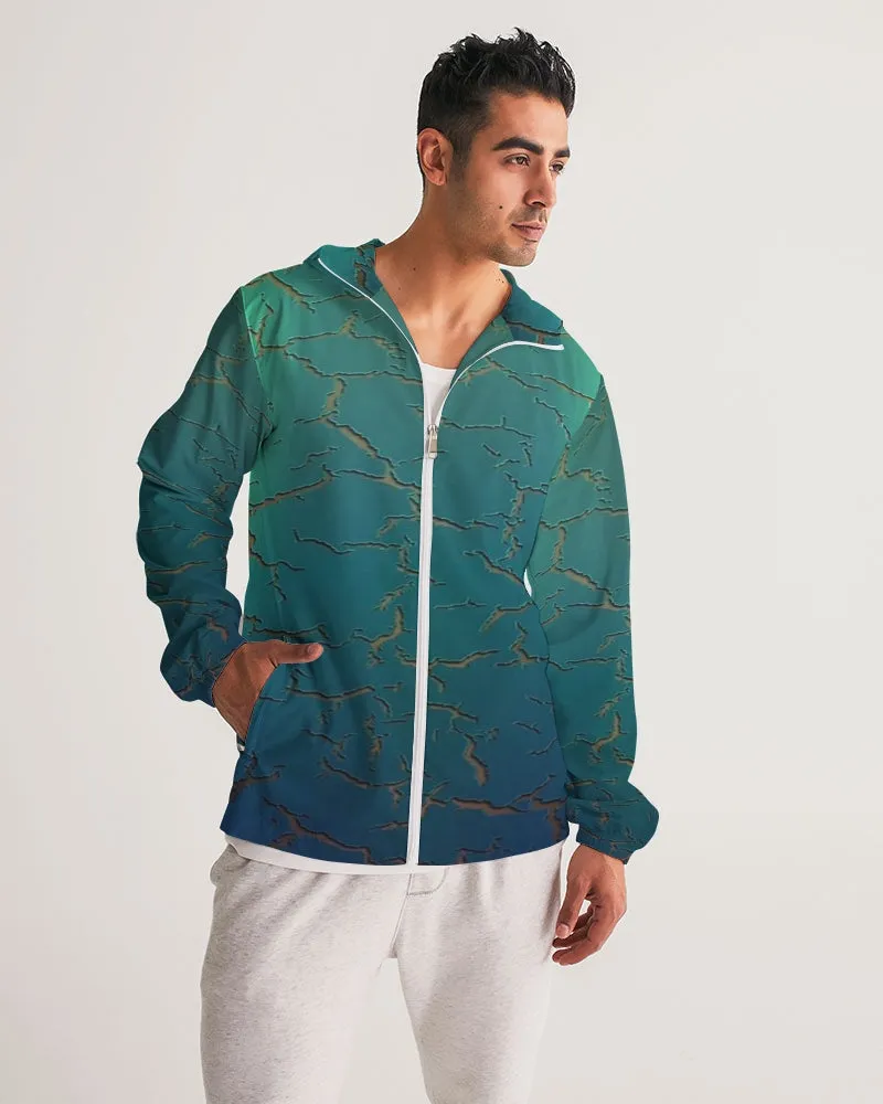 windbreaker jacket green Men's Windbreaker