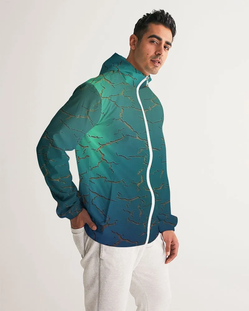 windbreaker jacket green Men's Windbreaker