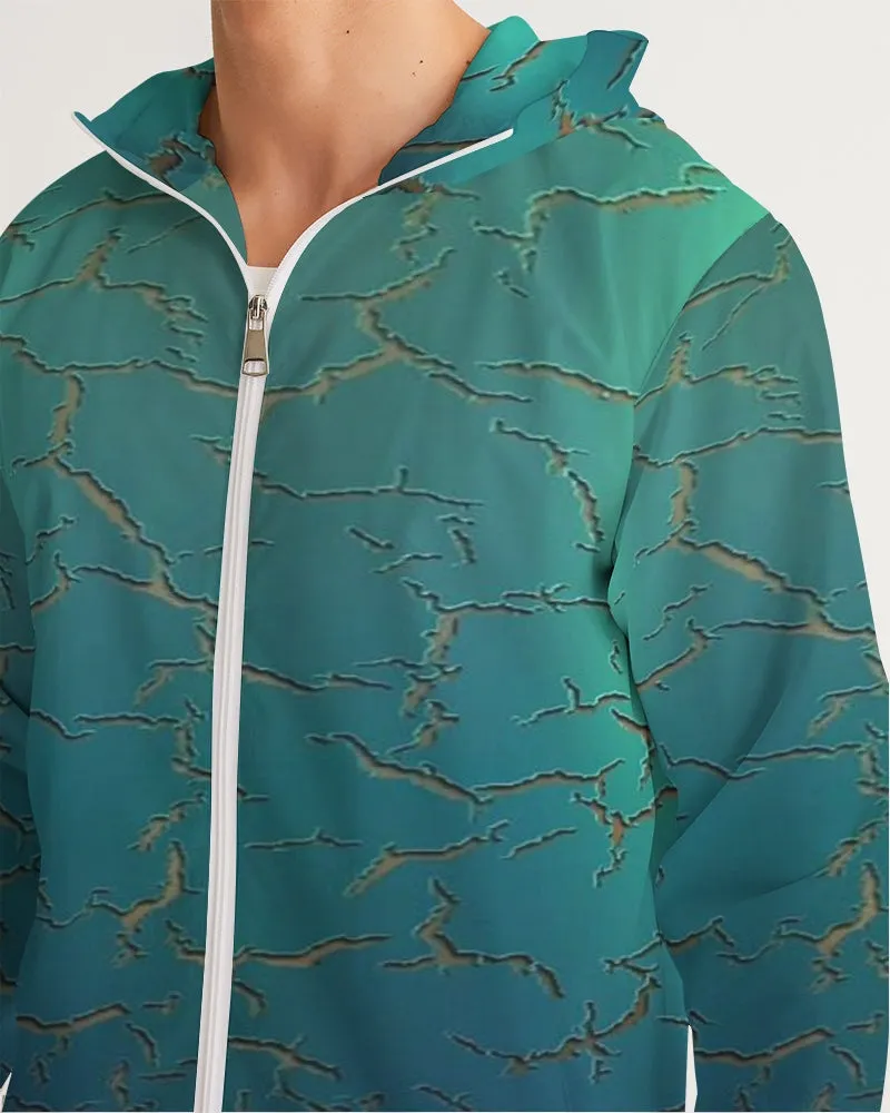 windbreaker jacket green Men's Windbreaker