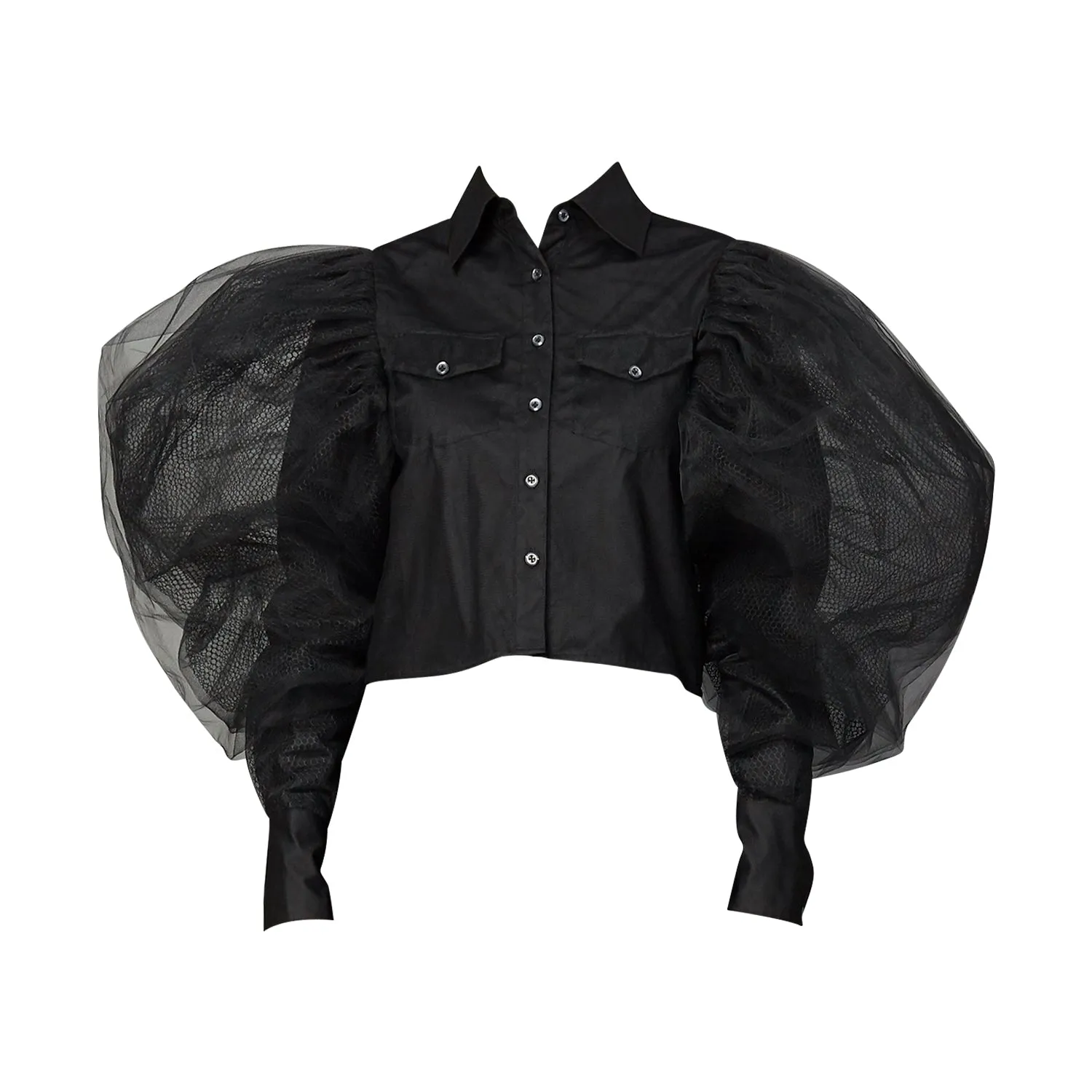 WOLF WING TULLE BLOUSE