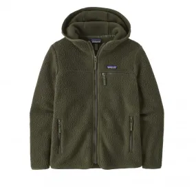 Women's Patagonia Retro Pile Fleece Hoody (Pine Needle Green)