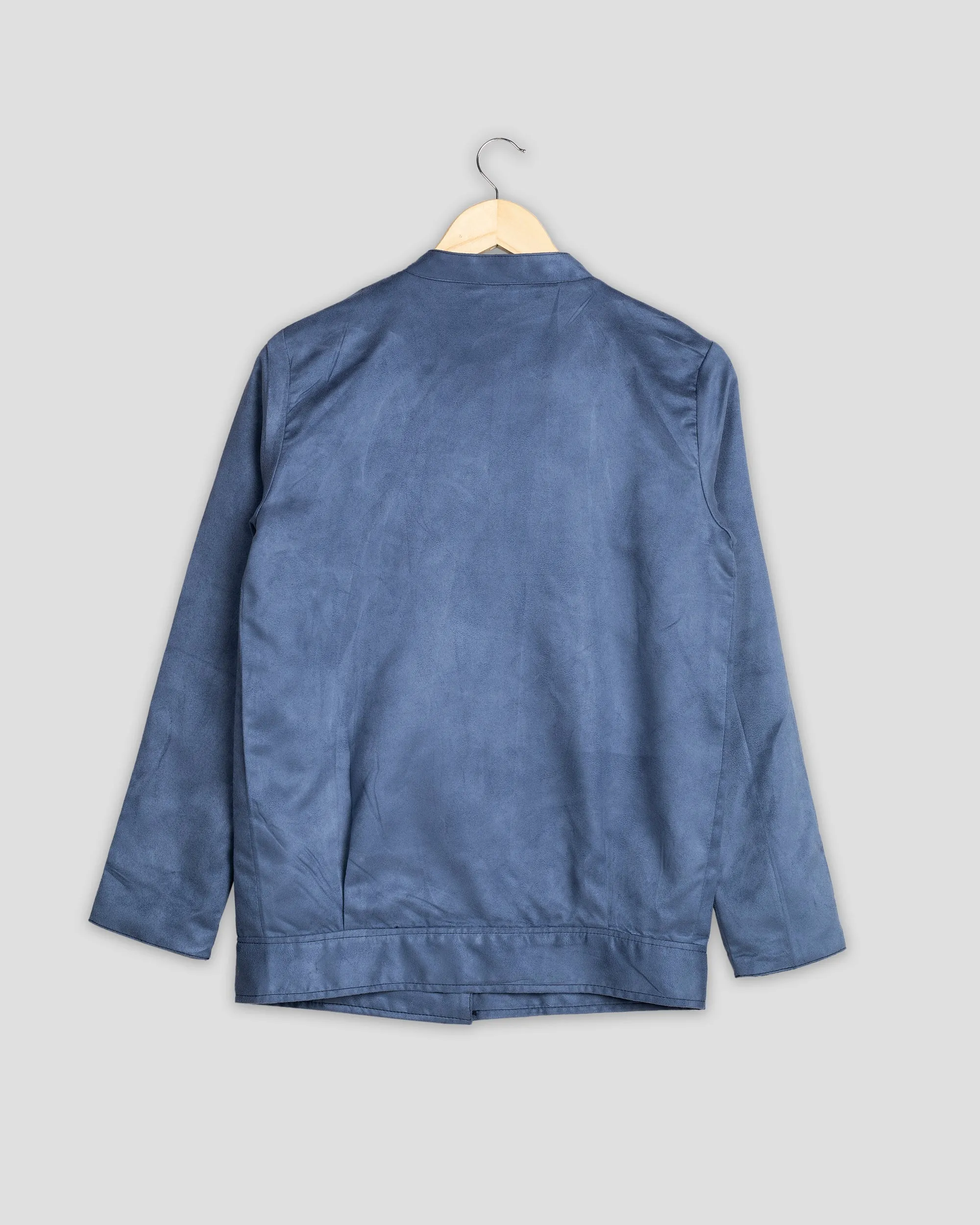 Women's Zipper Suede Jacket for Effortless Style