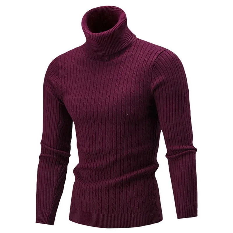 Xituodai Autumn clothes Men's Winter Turtleneck Sweater Man Rollneck Warm Knitted Sweater Keep Warm Men sweaters Jumper tracksui