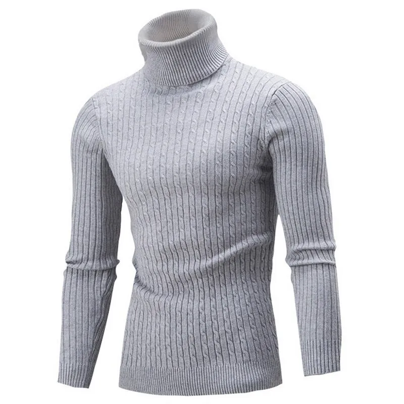 Xituodai Autumn clothes Men's Winter Turtleneck Sweater Man Rollneck Warm Knitted Sweater Keep Warm Men sweaters Jumper tracksui