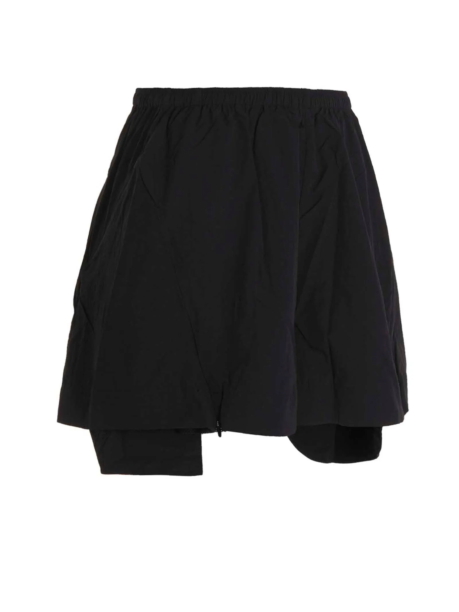 Y-3 Classic Light Shell Asymmetric Hem Shorts