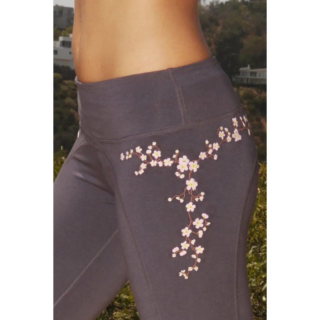 Yoga Leggings Cherry Blossom - Organic Cotton